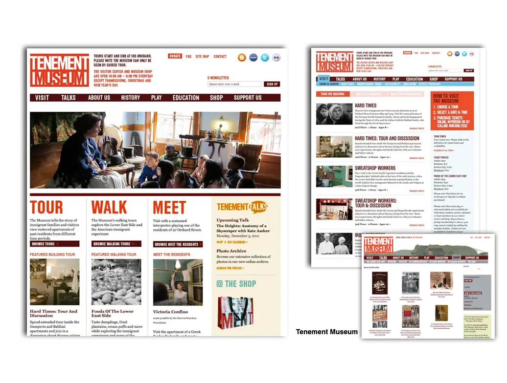 Tenement Museum website